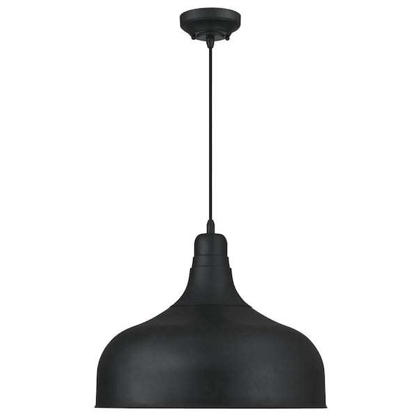 Westinghouse Pendant LED 8W Morton 18In, Textured Iron Metallic Bronze Shade 6371700 - main
